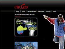 Tablet Screenshot of chosendance.com